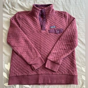 Patagonia quilted pull-over